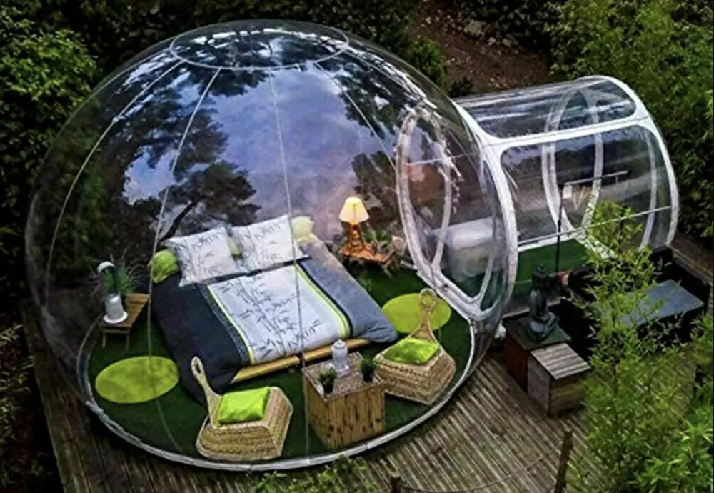 outdoor inflatable bubble tent