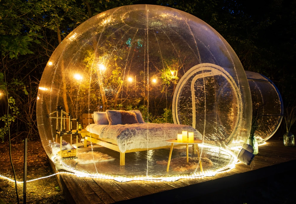 bubble tent glamping