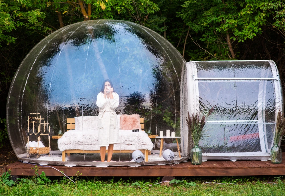 under the stars bubble tent