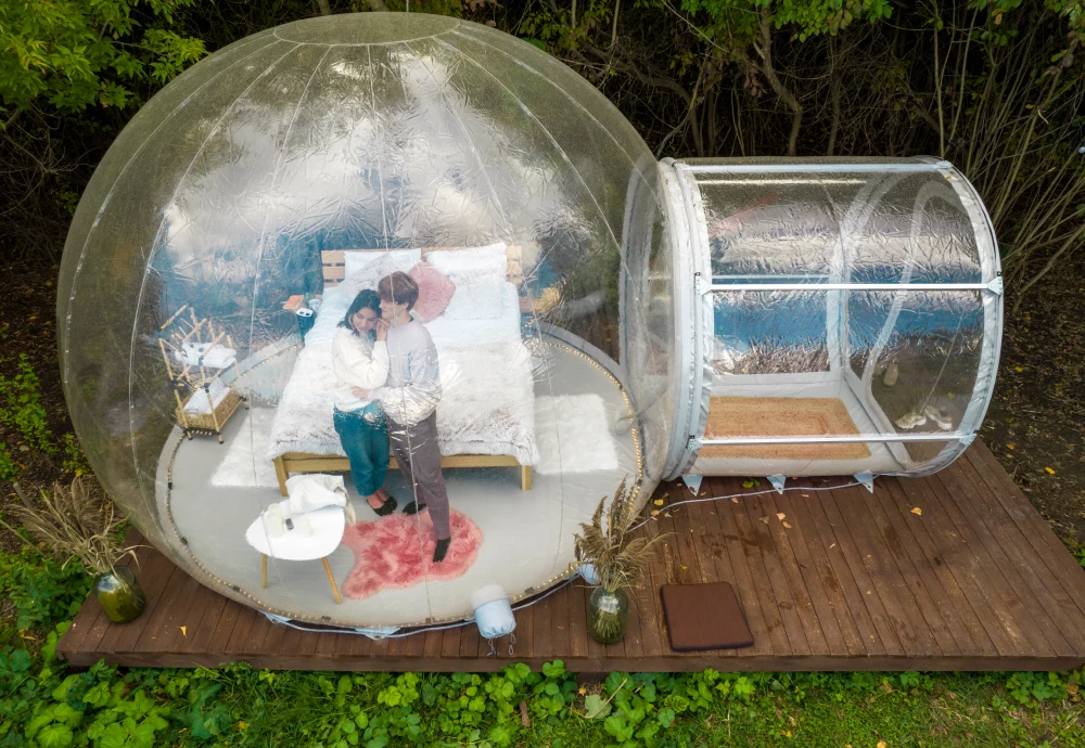 under the stars bubble tent